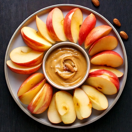 Apple Slices with Almond Butter