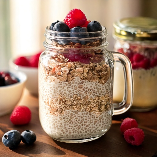 Overnight Oats with Flaxseed