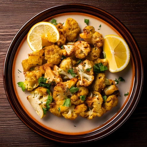 Roasted Garlic Cauliflower