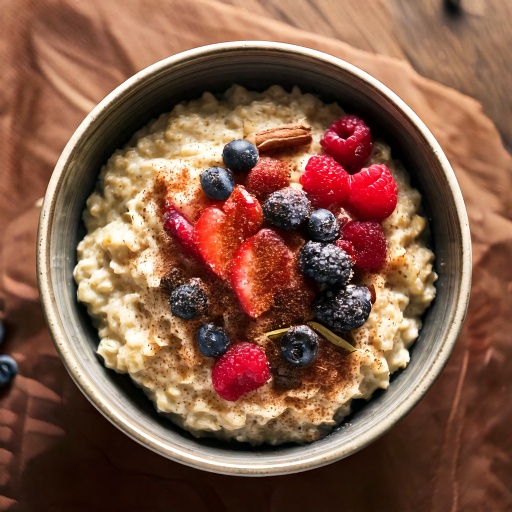 Steel-Cut Oats with Berries