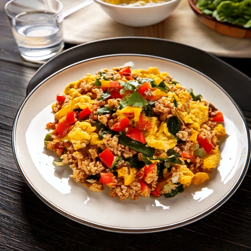 Turkey and Veggie Scramble