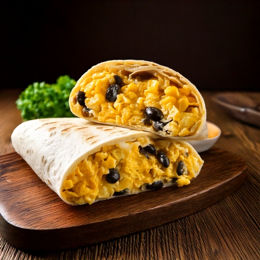 Vegetarian Breakfast Burrito